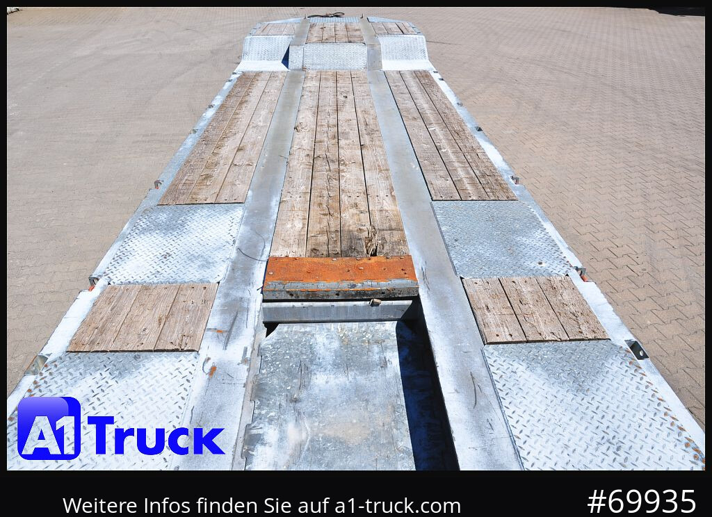 MUELLER-MITTELTAL T4 Profi, 4 achs Tieflader, hydr. Rampen, - Remorque porte-engin surbaissée: photos 3 MUELLER-MITTELTAL T4 Profi, 4 achs Tieflader, hydr. Rampen, - Remorque porte-engin surbaissée: photos 3
