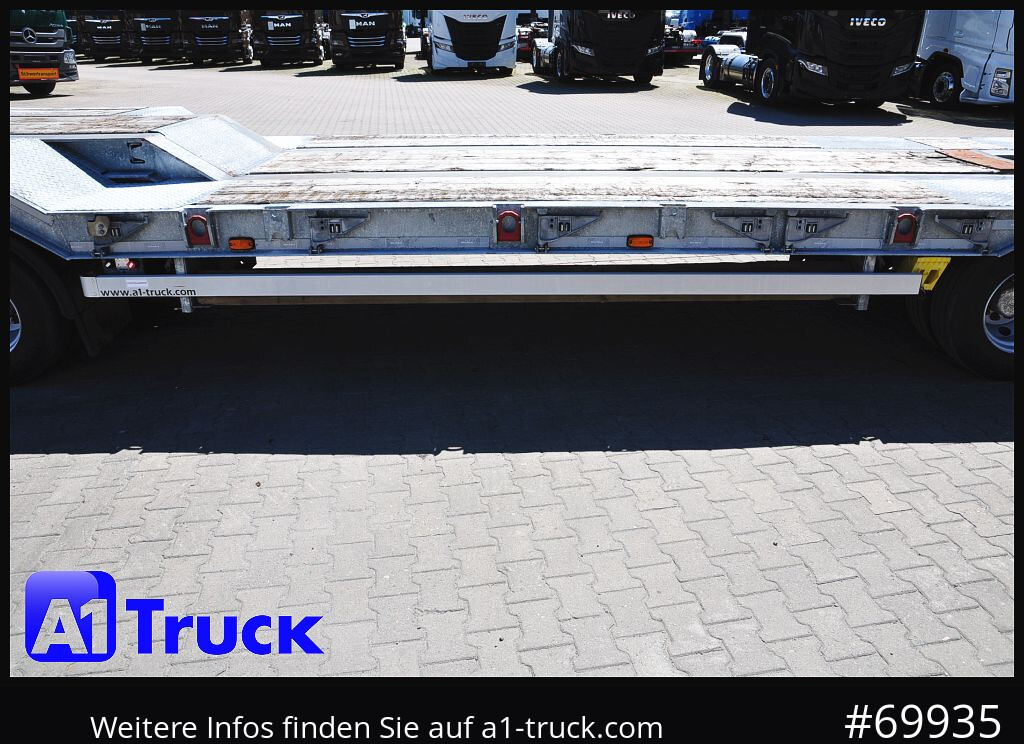 MUELLER-MITTELTAL T4 Profi, 4 achs Tieflader, hydr. Rampen, - Remorque porte-engin surbaissée: photos 2 MUELLER-MITTELTAL T4 Profi, 4 achs Tieflader, hydr. Rampen, - Remorque porte-engin surbaissée: photos 2