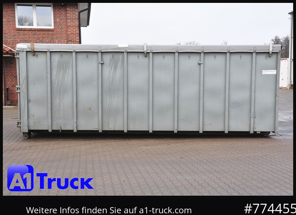 Camion ampliroll POL OSTEG Abrollcontainer 47,5m³,  Mulde, Dachplane, Portaltür: photos 8