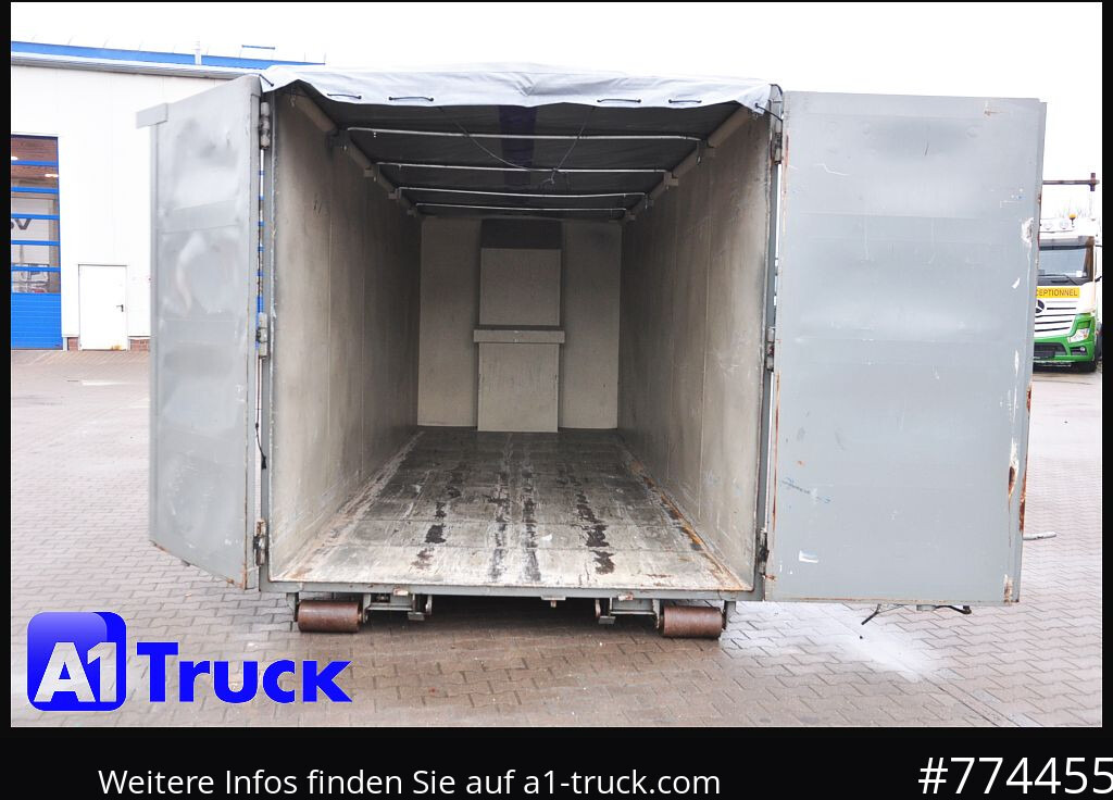 Camion ampliroll POL OSTEG Abrollcontainer 47,5m³,  Mulde, Dachplane, Portaltür: photos 15