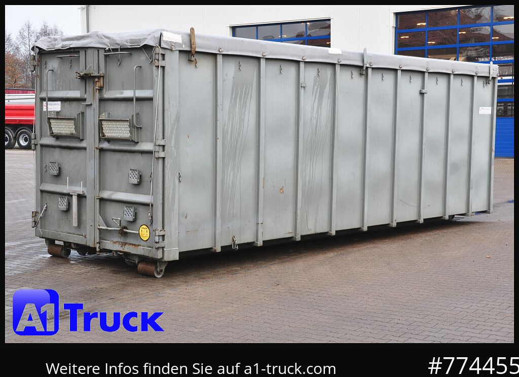 Camion ampliroll POL OSTEG Abrollcontainer 47,5m³,  Mulde, Dachplane, Portaltür: photos 7