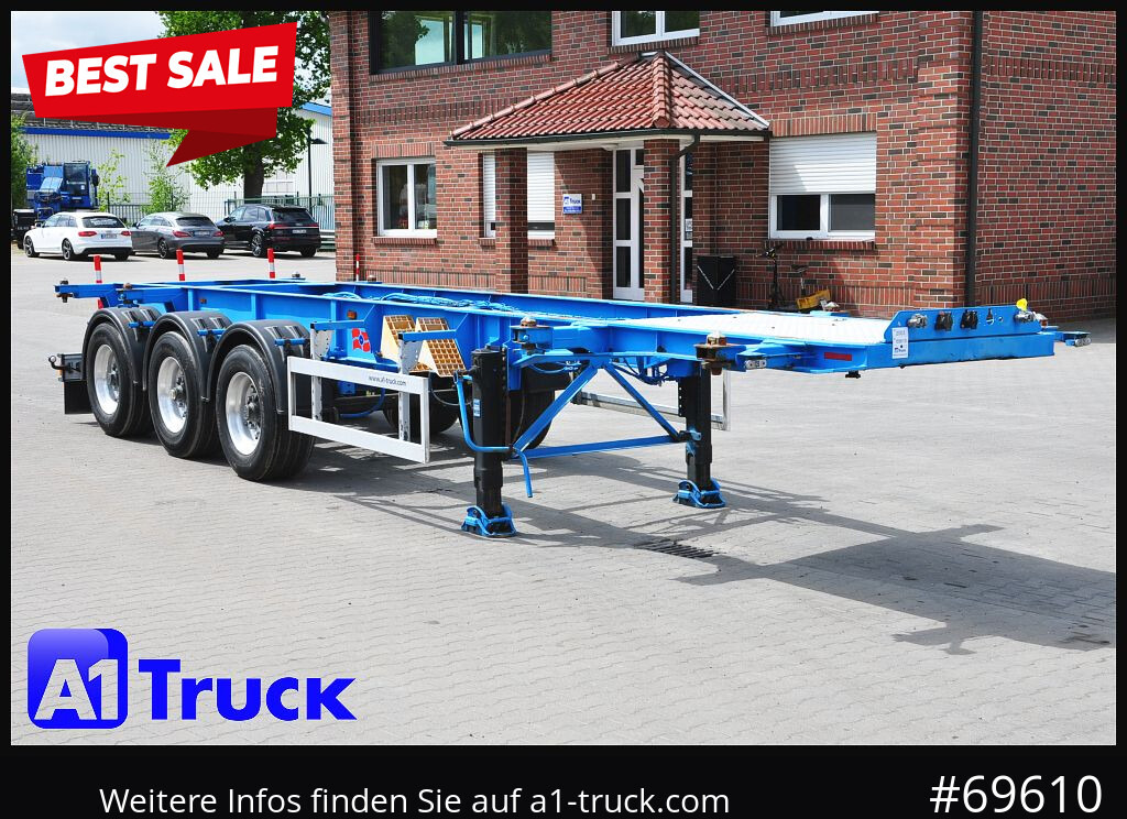 ROHR ADR, Alufelgen, 20- 30 Fuss Container - Semi-remorque porte-conteneur/ Caisse mobile: photos 1 ROHR ADR, Alufelgen, 20- 30 Fuss Container - Semi-remorque porte-conteneur/ Caisse mobile: photos 1