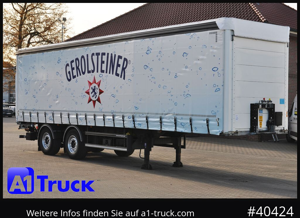 SCHMITZ Getränke, Lenkachse, LBW, Ladebordwand, kurzer Aufbau - Semi-remorque rideaux coulissants: photos 1 SCHMITZ Getränke, Lenkachse, LBW, Ladebordwand, kurzer Aufbau - Semi-remorque rideaux coulissants: photos 1