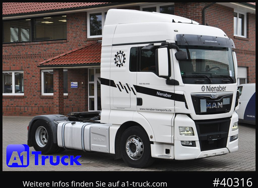 MAN TGX 18,440 XLX Intarder, Hydraulik, ACC - Tracteur routier: photos 1 MAN TGX 18,440 XLX Intarder, Hydraulik, ACC - Tracteur routier: photos 1