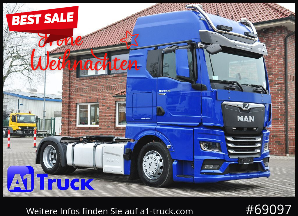 MAN TGX 18.510 LL GX Individual, Retarder, neues Model - Tracteur routier: photos 1 MAN TGX 18.510 LL GX Individual, Retarder, neues Model - Tracteur routier: photos 1