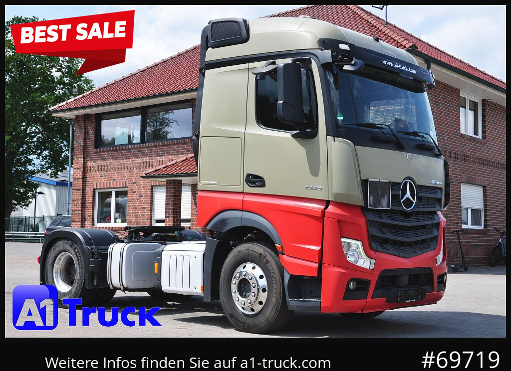 MERCEDES-BENZ Actros 1846 BL Alu, Navi, Kipphydraulik, - Tracteur routier: photos 1 MERCEDES-BENZ Actros 1846 BL Alu, Navi, Kipphydraulik, - Tracteur routier: photos 1