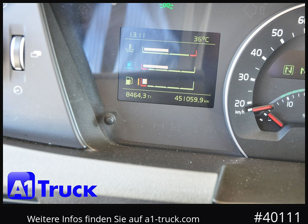 Camion plateau, Camion grue VOLVO FH 460, Baustoff  PK 23.001L, Lenkachse: photos 6