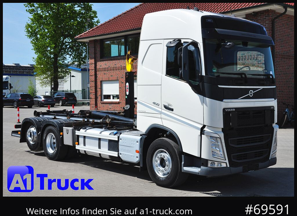 VOLVO FH 460 XL, HYVA Abrollkipper, Liftachse, - Camion ampliroll: photos 1 VOLVO FH 460 XL, HYVA Abrollkipper, Liftachse, - Camion ampliroll: photos 1