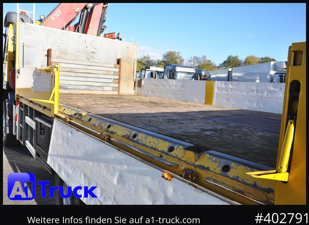 VOLVO FMX 330 Singel Tire 4x4 Blatt/Blatt Fassi F 135 - Camion plateau, Camion grue: photos 2 VOLVO FMX 330 Singel Tire 4x4 Blatt/Blatt Fassi F 135 - Camion plateau, Camion grue: photos 2