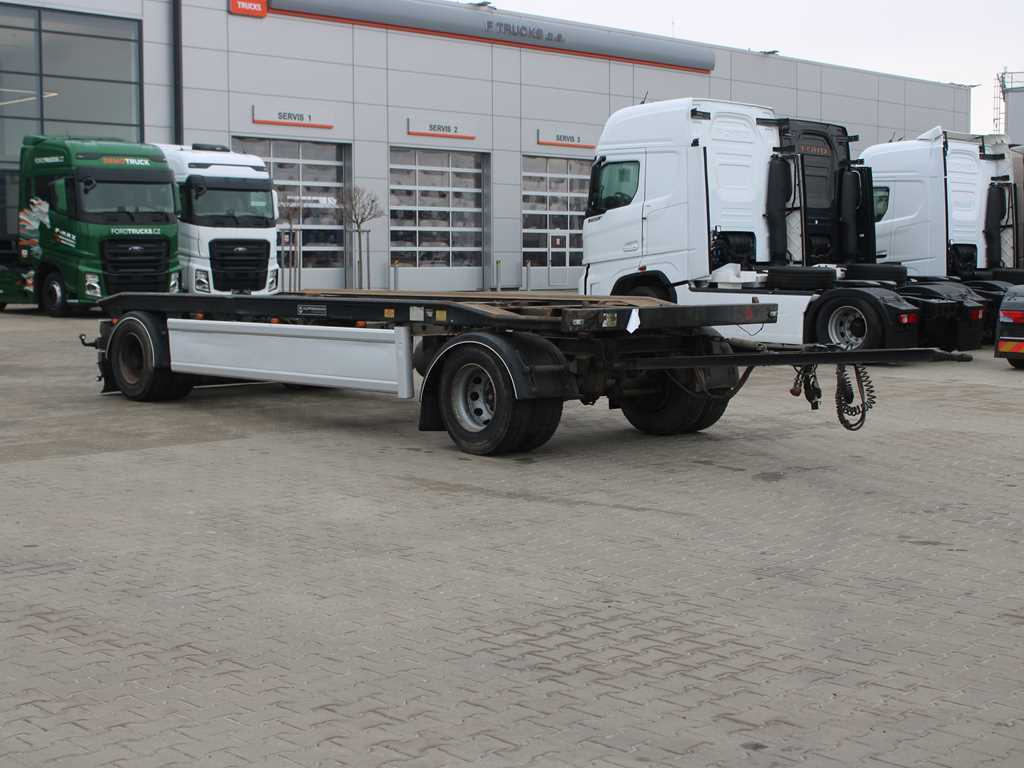 Hüffermann HAR 18.70, SAF AXLES, TIRES 80% - Remorque ampliroll/ Multibenne: photos 3 Hüffermann HAR 18.70, SAF AXLES, TIRES 80% - Remorque ampliroll/ Multibenne: photos 3