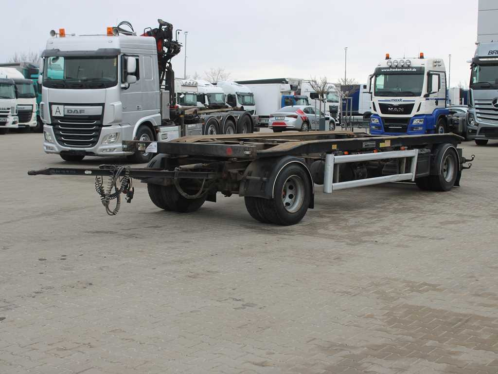 Hüffermann HAR 18.70, SAF AXLES, TIRES 80% - Remorque ampliroll/ Multibenne: photos 1 Hüffermann HAR 18.70, SAF AXLES, TIRES 80% - Remorque ampliroll/ Multibenne: photos 1