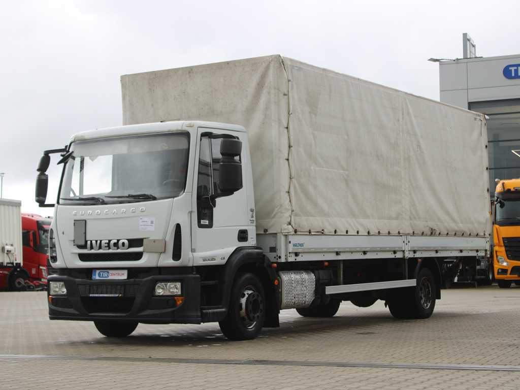 Iveco EUROCARGO 120E25, EURO 6, SIDE BOARD, HYDRAULIC FRONT - Camion à rideaux coulissants: photos 1 Iveco EUROCARGO 120E25, EURO 6, SIDE BOARD, HYDRAULIC FRONT - Camion à rideaux coulissants: photos 1
