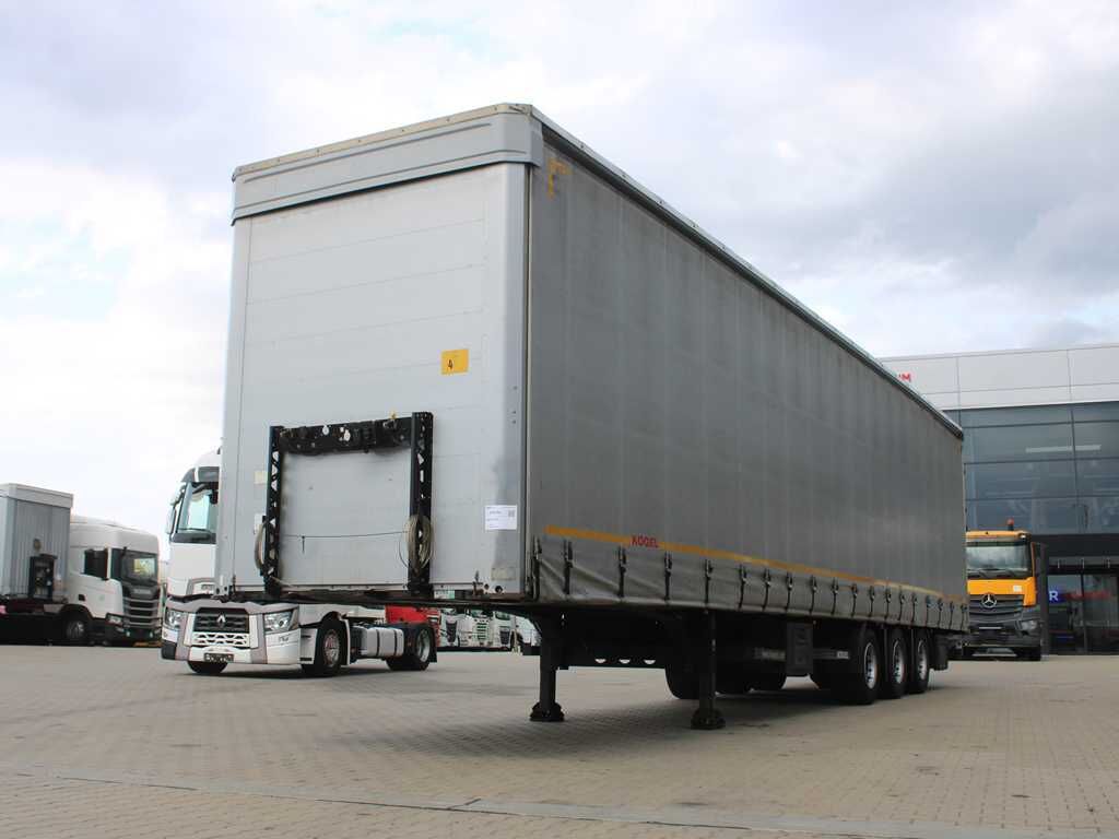 Kögel SN 24, LOWDECK, LIFT AXLE, LIFTING ROOF, SAF - Semi-remorque rideaux coulissants: photos 1 Kögel SN 24, LOWDECK, LIFT AXLE, LIFTING ROOF, SAF - Semi-remorque rideaux coulissants: photos 1