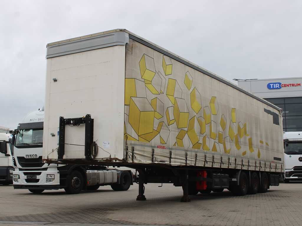 Kögel SN24, LOWDECK, SAF, LIFT AXLE, MULTILOCK, LIFTING ROOF - Semi-remorque rideaux coulissants: photos 1 Kögel SN24, LOWDECK, SAF, LIFT AXLE, MULTILOCK, LIFTING ROOF - Semi-remorque rideaux coulissants: photos 1