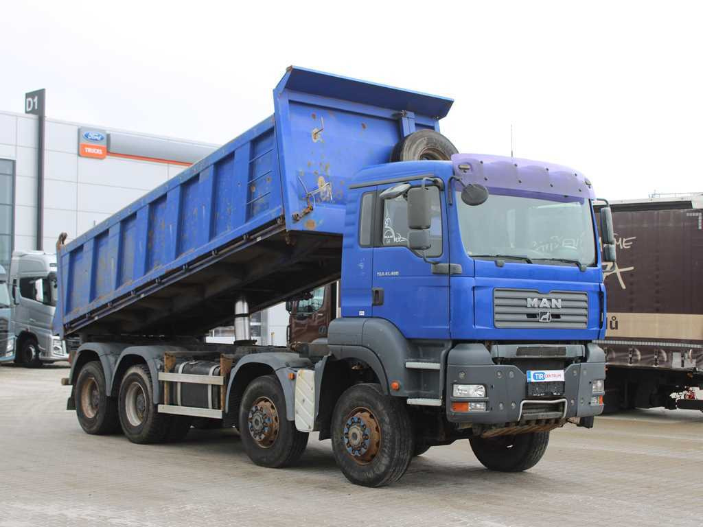 MAN TGA 41.480, 8X6, THREE SIDED, EURO 3, RETARDER, 17m³ - Camion benne: photos 3 MAN TGA 41.480, 8X6, THREE SIDED, EURO 3, RETARDER, 17m³ - Camion benne: photos 3