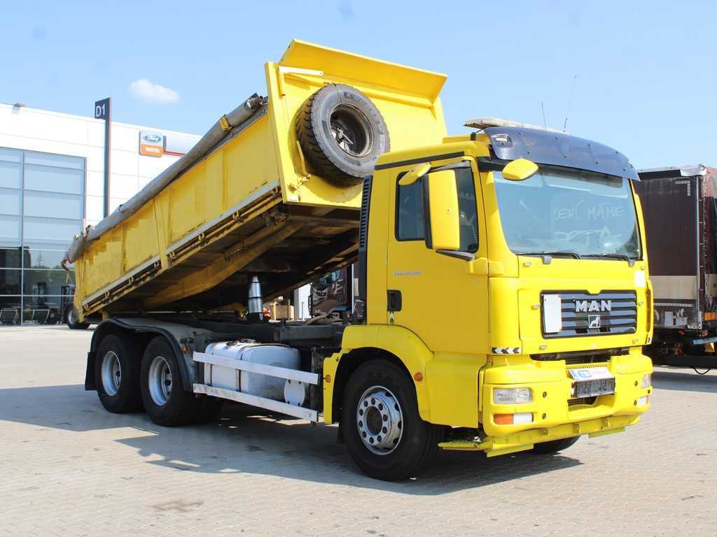 MAN TGM 26.280, EURO 4, THREE SIDED, 6X4, INDEPENDENT AIR CONDITIONING - Camion benne: photos 3 MAN TGM 26.280, EURO 4, THREE SIDED, 6X4, INDEPENDENT AIR CONDITIONING - Camion benne: photos 3