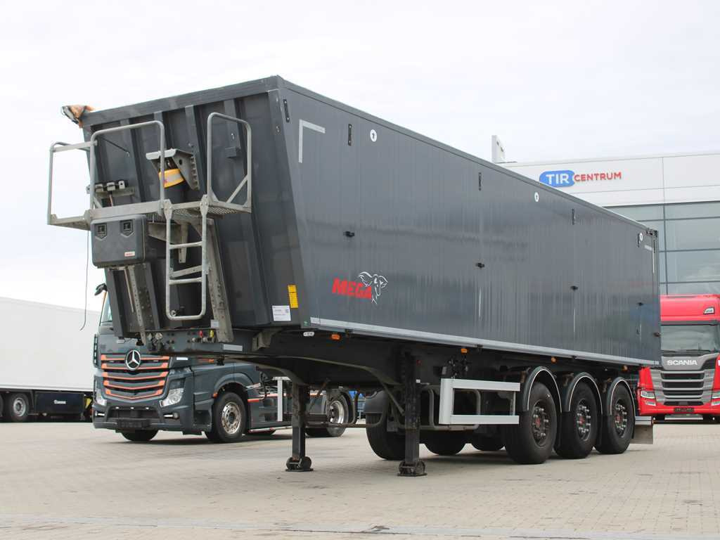 MEGA MEGA LIGHT, SAF, LIFTING AXLE, FOLDING ROOF - Semi-remorque benne: photos 1 MEGA MEGA LIGHT, SAF, LIFTING AXLE, FOLDING ROOF - Semi-remorque benne: photos 1