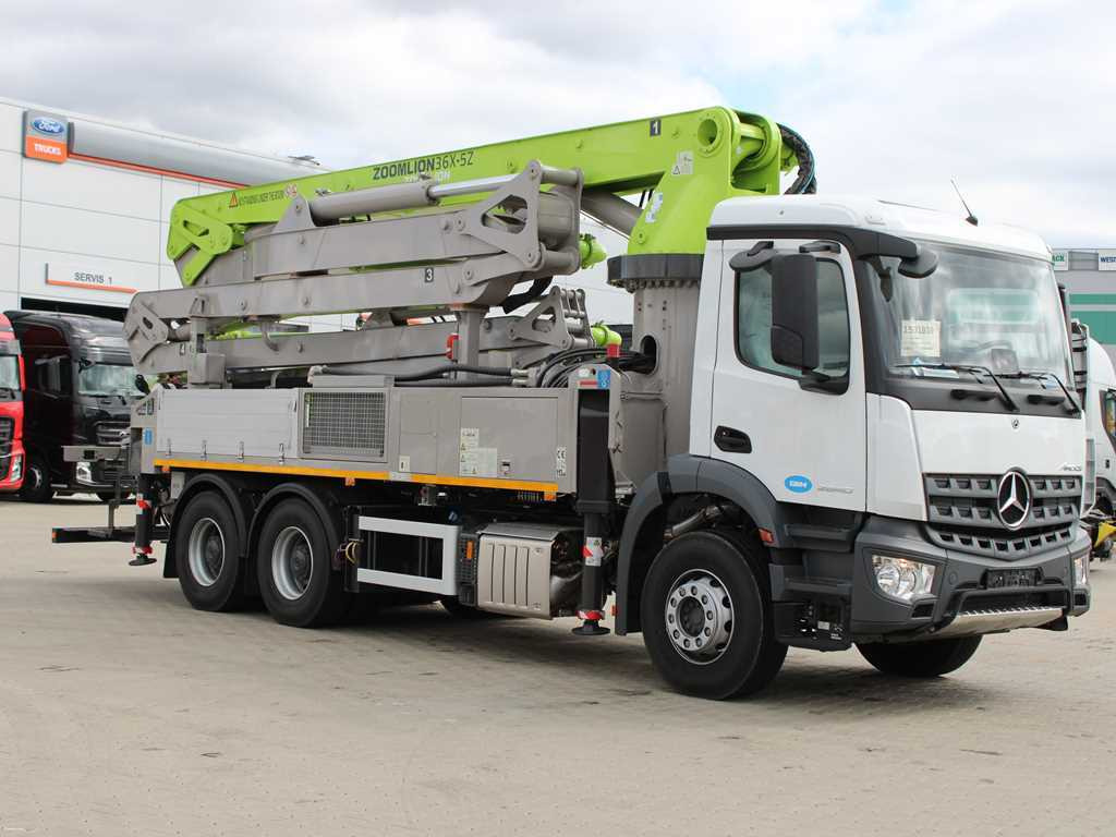 Mercedes-Benz ACTROS 2840, 6X4, Car pump ZOOMLION ZL36X-5Z - Camion pompe: photos 3 Mercedes-Benz ACTROS 2840, 6X4, Car pump ZOOMLION ZL36X-5Z - Camion pompe: photos 3