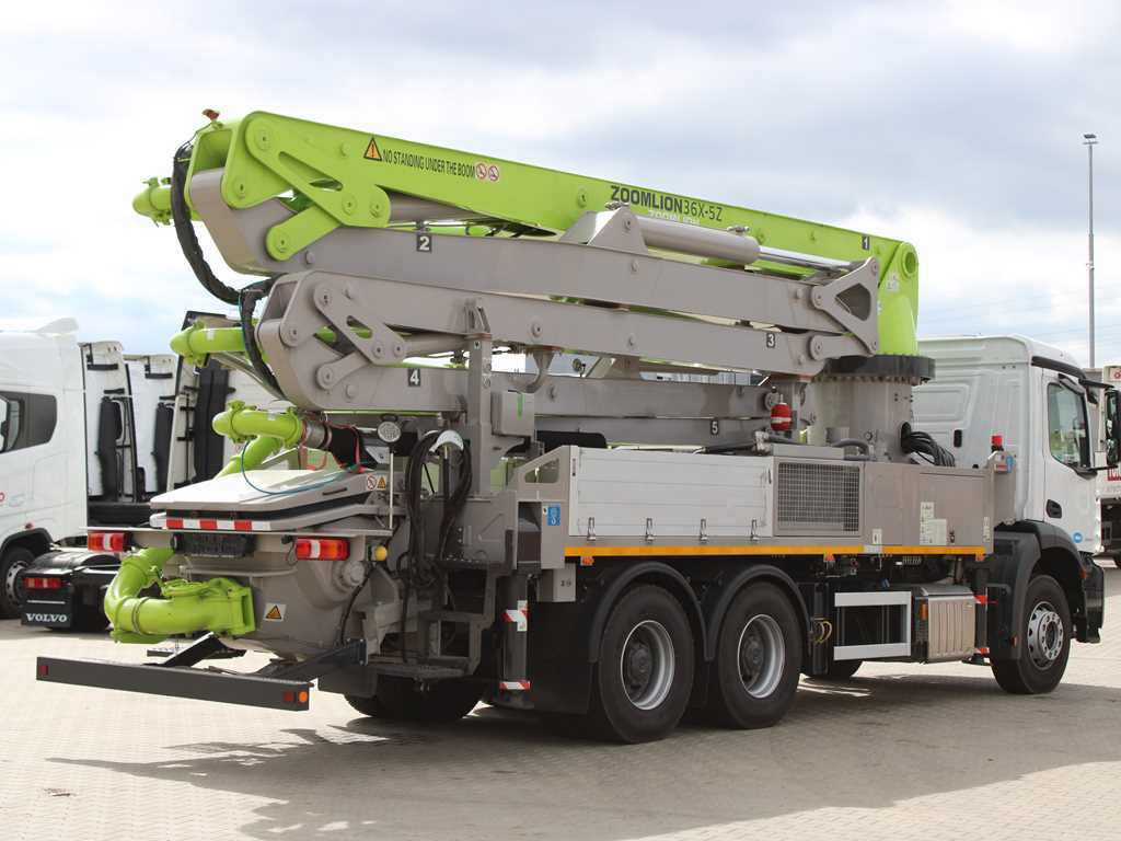 Mercedes-Benz ACTROS 2840, 6X4, Car pump ZOOMLION ZL36X-5Z - Camion pompe: photos 4 Mercedes-Benz ACTROS 2840, 6X4, Car pump ZOOMLION ZL36X-5Z - Camion pompe: photos 4