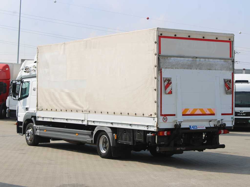 Mercedes-Benz ATEGO 1230, EURO 6, HYDRAULIC FRONT, SIDES - Camion à rideaux coulissants: photos 5 Mercedes-Benz ATEGO 1230, EURO 6, HYDRAULIC FRONT, SIDES - Camion à rideaux coulissants: photos 5