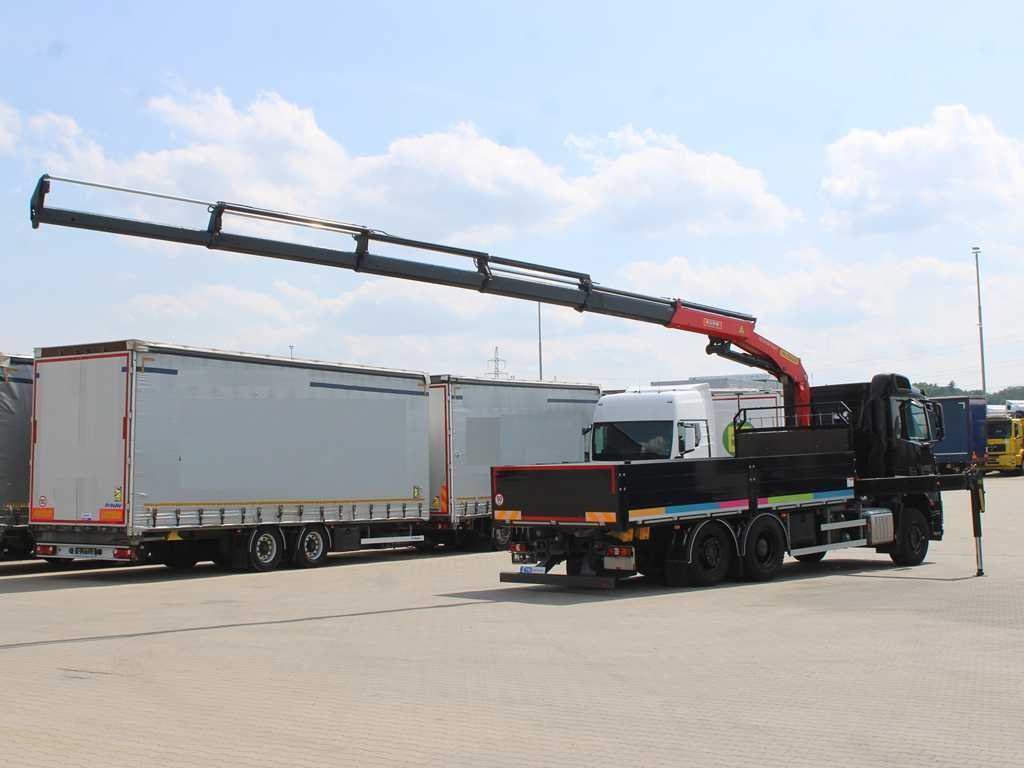 Mercedes-Benz Arocs 2542, 6X2, EURO 6, CAMERA, PALFINGER PK 24 - Camion plateau, Camion grue: photos 3 Mercedes-Benz Arocs 2542, 6X2, EURO 6, CAMERA, PALFINGER PK 24 - Camion plateau, Camion grue: photos 3