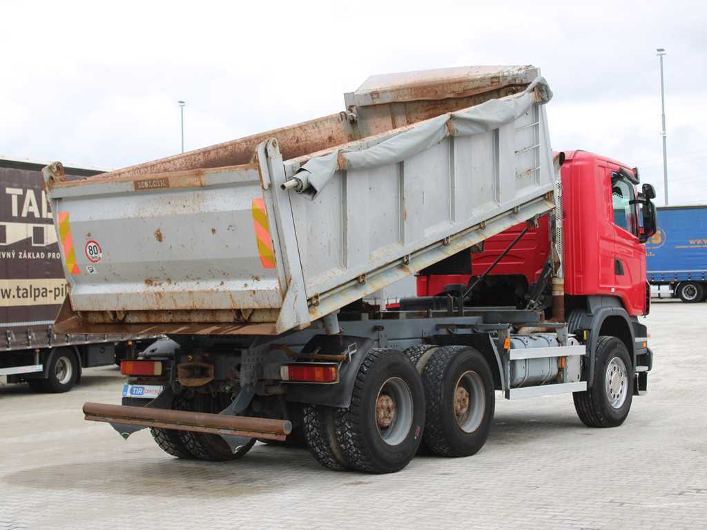 Scania R 420 CB 6X4 , THREE SIDED, EURO 4, RETARDER, 13m³ - Camion benne: photos 4 Scania R 420 CB 6X4 , THREE SIDED, EURO 4, RETARDER, 13m³ - Camion benne: photos 4
