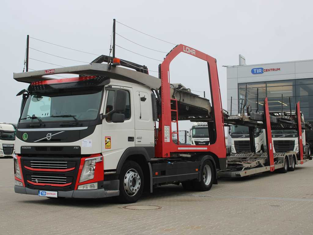 Volvo FM 460, EURO 6, VEB+, INDEPENDENT AIR CONDITIONING, + LOHR (2006) - Camion porte-voitures: photos 1 Volvo FM 460, EURO 6, VEB+, INDEPENDENT AIR CONDITIONING, + LOHR (2006) - Camion porte-voitures: photos 1
