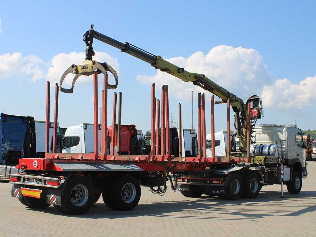 Volvo FMX 500, 6X6, LOGLIFT F265Z95 + DOLL trailer (2007) - Camion grumier, Camion grue: photos 5 Volvo FMX 500, 6X6, LOGLIFT F265Z95 + DOLL trailer (2007) - Camion grumier, Camion grue: photos 5