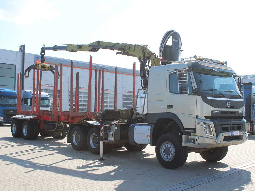 Volvo FMX 500, 6X6, LOGLIFT F265Z95 + DOLL trailer (2007) - Camion grumier, Camion grue: photos 4 Volvo FMX 500, 6X6, LOGLIFT F265Z95 + DOLL trailer (2007) - Camion grumier, Camion grue: photos 4