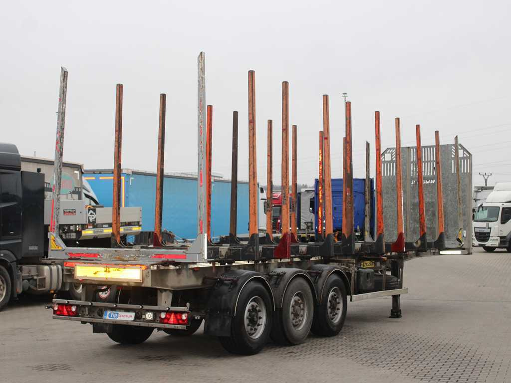 ZASŁAW D-651A, 2x LIFT AXLE, TYRES 80% - Semi-remorque grumier: photos 4 ZASŁAW D-651A, 2x LIFT AXLE, TYRES 80% - Semi-remorque grumier: photos 4