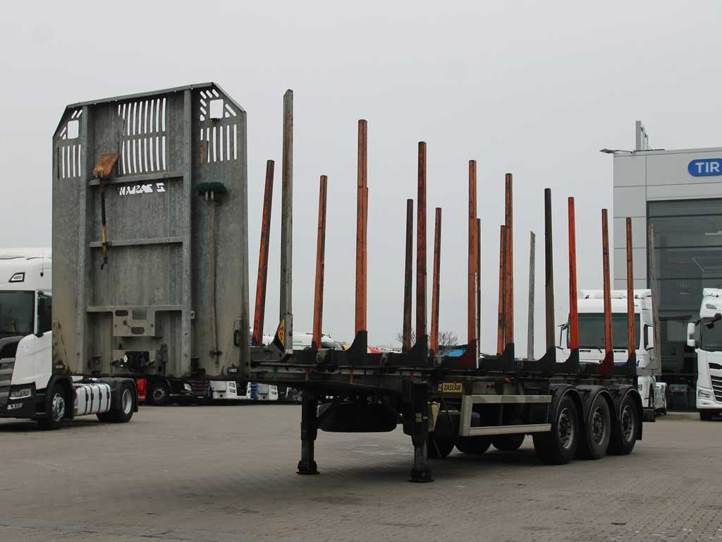 ZASŁAW D-651A, 2x LIFT AXLE, TYRES 80% - Semi-remorque grumier: photos 1 ZASŁAW D-651A, 2x LIFT AXLE, TYRES 80% - Semi-remorque grumier: photos 1