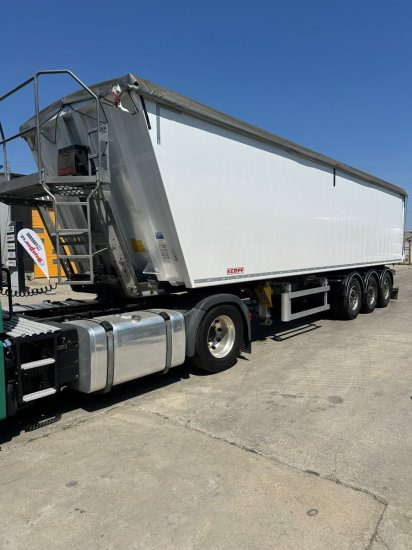 Kempf SKM 39 Alu-Kastenmulde 55m³ Rollplane - Semi-remorque benne: photos 1 Kempf SKM 39 Alu-Kastenmulde 55m³ Rollplane - Semi-remorque benne: photos 1