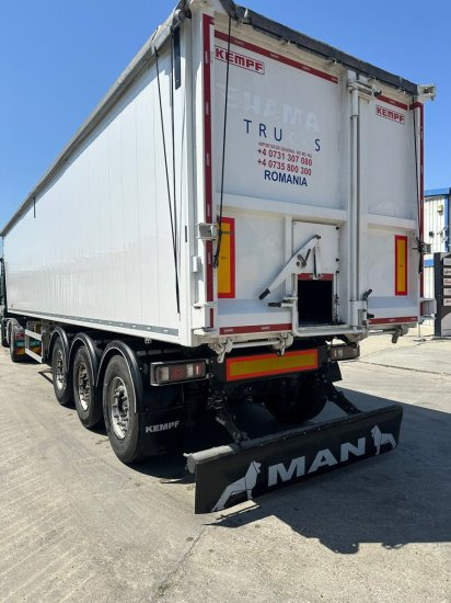 Kempf SKM 39 Alu-Kastenmulde 55m³ Rollplane - Semi-remorque benne: photos 2 Kempf SKM 39 Alu-Kastenmulde 55m³ Rollplane - Semi-remorque benne: photos 2