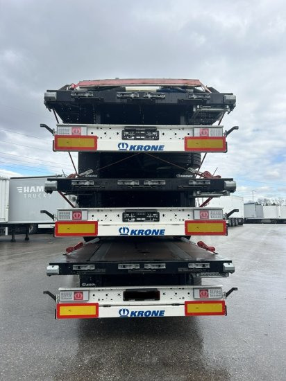 Krone Bordwandplanenauflieger , Einsteckrungen, Liftachse, SAF-Achsen, - Semi-remorque rideaux coulissants: photos 3 Krone Bordwandplanenauflieger , Einsteckrungen, Liftachse, SAF-Achsen, - Semi-remorque rideaux coulissants: photos 3