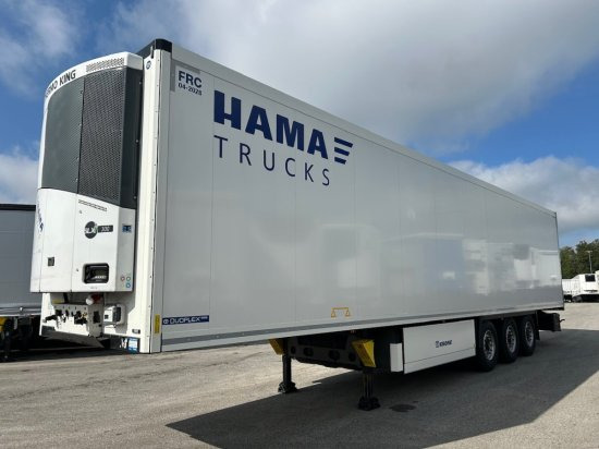 Krone Kühlauflieger, TK SLXi 300, Liftachse, Doppelstock, Blumenbreite - Semi-remorque isothermique: photos 1 Krone Kühlauflieger, TK SLXi 300, Liftachse, Doppelstock, Blumenbreite - Semi-remorque isothermique: photos 1