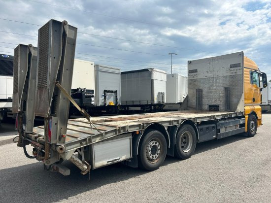 MAN TGX 26.440 Baggertransporter, Retarder, E5 - Camion plateau: photos 5 MAN TGX 26.440 Baggertransporter, Retarder, E5 - Camion plateau: photos 5