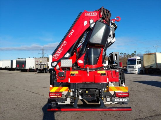MAN TGX 26.510 LL Pritsche, Fassi F545RA.2.28XE, Containerverschlüsse, - Camion plateau, Camion grue: photos 3 MAN TGX 26.510 LL Pritsche, Fassi F545RA.2.28XE, Containerverschlüsse, - Camion plateau, Camion grue: photos 3