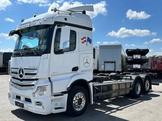 Mercedes-Benz Actros 2545 6x2 BDF E6, Retarder, Alufelgen - Camion porte-conteneur/ Caisse mobile: photos 1 Mercedes-Benz Actros 2545 6x2 BDF E6, Retarder, Alufelgen - Camion porte-conteneur/ Caisse mobile: photos 1