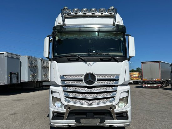 Mercedes-Benz Actros 2545 L 6x2, Retarder, Pritsche, Hiab XS 166 D-4 PRO, E5 - Camion plateau, Camion grue: photos 2 Mercedes-Benz Actros 2545 L 6x2, Retarder, Pritsche, Hiab XS 166 D-4 PRO, E5 - Camion plateau, Camion grue: photos 2