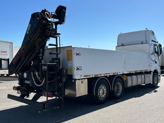 Mercedes-Benz Actros 2545 L 6x2, Retarder, Pritsche, Hiab XS 166 D-4 PRO, E5 - Camion plateau, Camion grue: photos 5 Mercedes-Benz Actros 2545 L 6x2, Retarder, Pritsche, Hiab XS 166 D-4 PRO, E5 - Camion plateau, Camion grue: photos 5