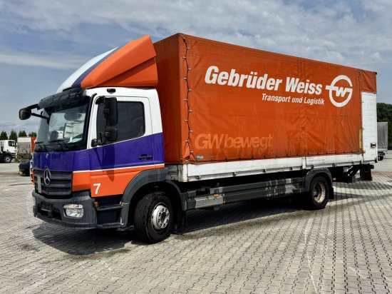 Mercedes-Benz Atego N2 Euro 6 - Camion à rideaux coulissants: photos 1 Mercedes-Benz Atego N2 Euro 6 - Camion à rideaux coulissants: photos 1