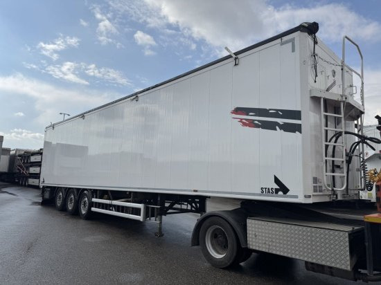 STAS Schubboden S300 ZX, 2xLiftachse, Funk, Getreidegosse, 7mm - Semi-remorque à fond mouvant: photos 3 STAS Schubboden S300 ZX, 2xLiftachse, Funk, Getreidegosse, 7mm - Semi-remorque à fond mouvant: photos 3