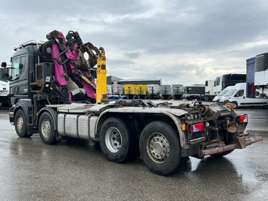 Scania R560 8x2, Schrottkran, E5, Lenk-Lift-Achse - Camion ampliroll, Camion grue: photos 4 Scania R560 8x2, Schrottkran, E5, Lenk-Lift-Achse - Camion ampliroll, Camion grue: photos 4