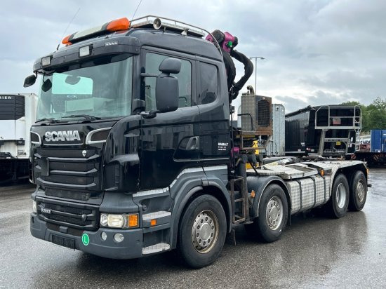 Scania R560 8x2, Schrottkran, E5, Lenk-Lift-Achse - Camion ampliroll, Camion grue: photos 3 Scania R560 8x2, Schrottkran, E5, Lenk-Lift-Achse - Camion ampliroll, Camion grue: photos 3