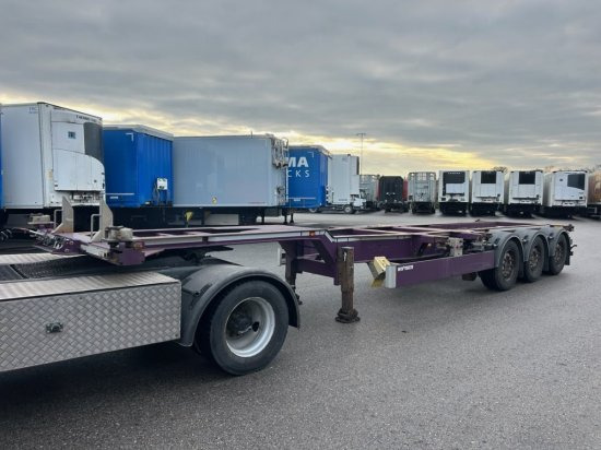 Web Trailer LPRS24 Heckschieber 1x20 ft 2x20 ft 1x40 ft - Semi-remorque porte-conteneur/ Caisse mobile: photos 1 Web Trailer LPRS24 Heckschieber 1x20 ft 2x20 ft 1x40 ft - Semi-remorque porte-conteneur/ Caisse mobile: photos 1