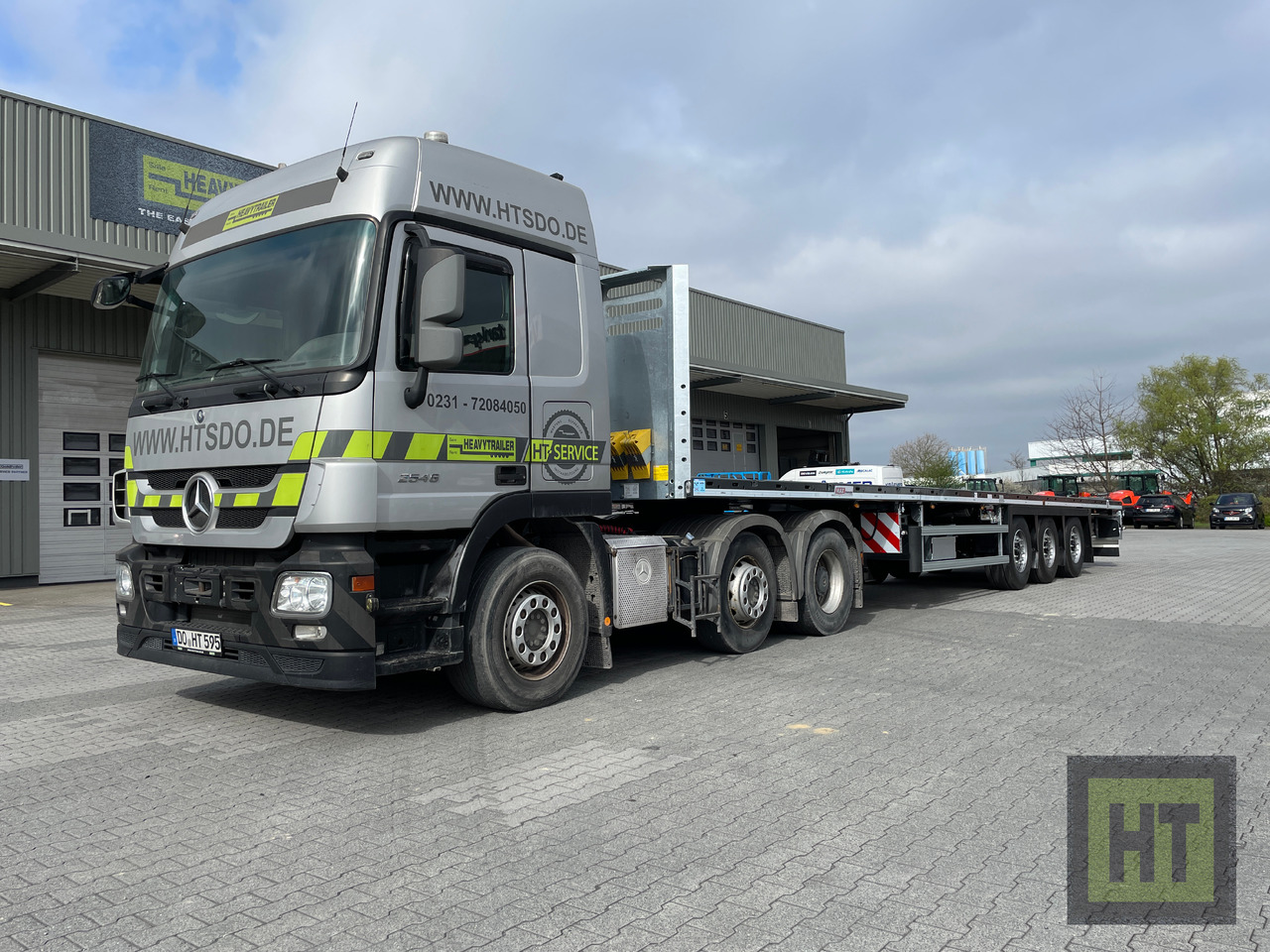 Faymonville MAX Trailer 3-Achs-Tele-Plateau-nachlaufgelenkt - Semi-remorque plateau: photos 2 Faymonville MAX Trailer 3-Achs-Tele-Plateau-nachlaufgelenkt - Semi-remorque plateau: photos 2