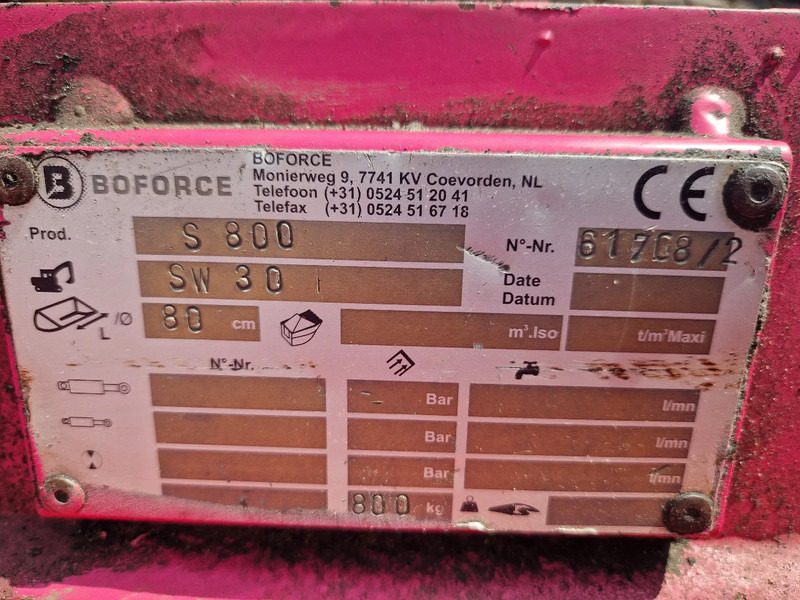 Boforce S800 roterende sorteergrijper - Grappin pour Engins de chantier: photos 2 Boforce S800 roterende sorteergrijper - Grappin pour Engins de chantier: photos 2