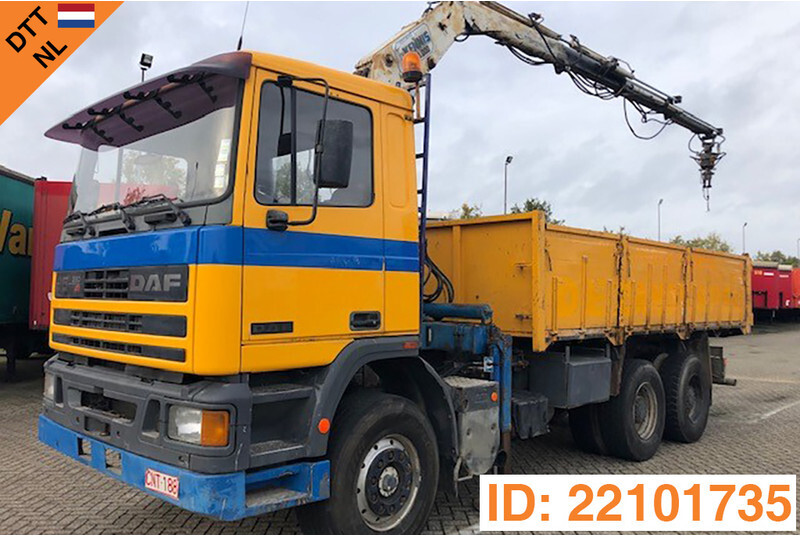 DAF 95.350 ATi - 6x4* - Camion benne, Camion grue: photos 1 DAF 95.350 ATi - 6x4* - Camion benne, Camion grue: photos 1