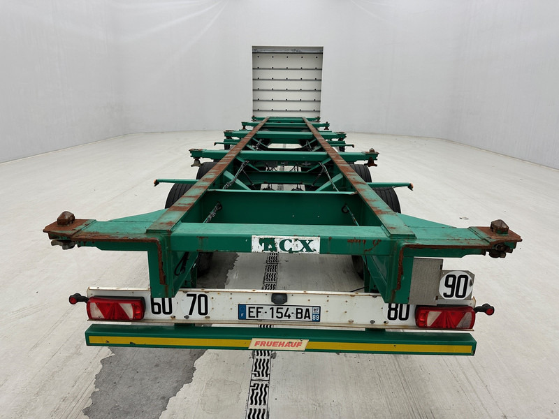 Semi-remorque porte-conteneur/ Caisse mobile Fruehauf Skelet 2 x 20-40 ft: photos 6