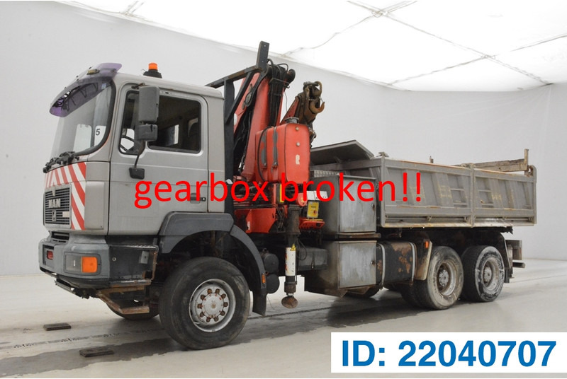 MAN 33.460 - 6x4* - Camion benne, Camion grue: photos 1 MAN 33.460 - 6x4* - Camion benne, Camion grue: photos 1